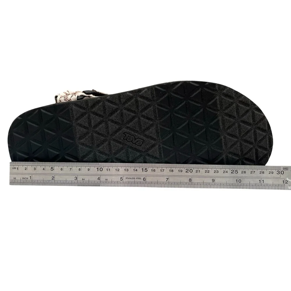 Teva Men's Universal Reloop Sport Adjustable Sandal Size 12 Natural Black Beige